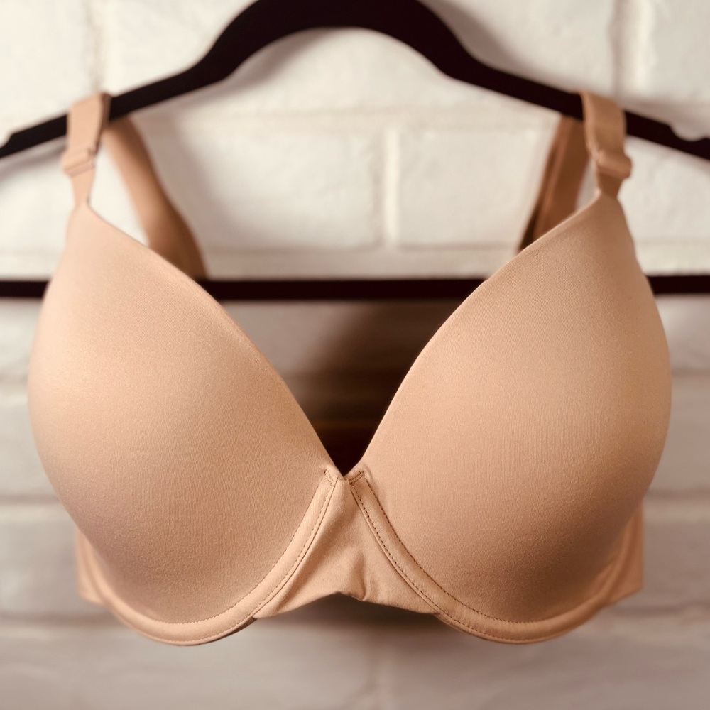 NWT Soma Enbliss Full Coverage Lined Underwire Bra 32DDD Soft Tan Nude #0651